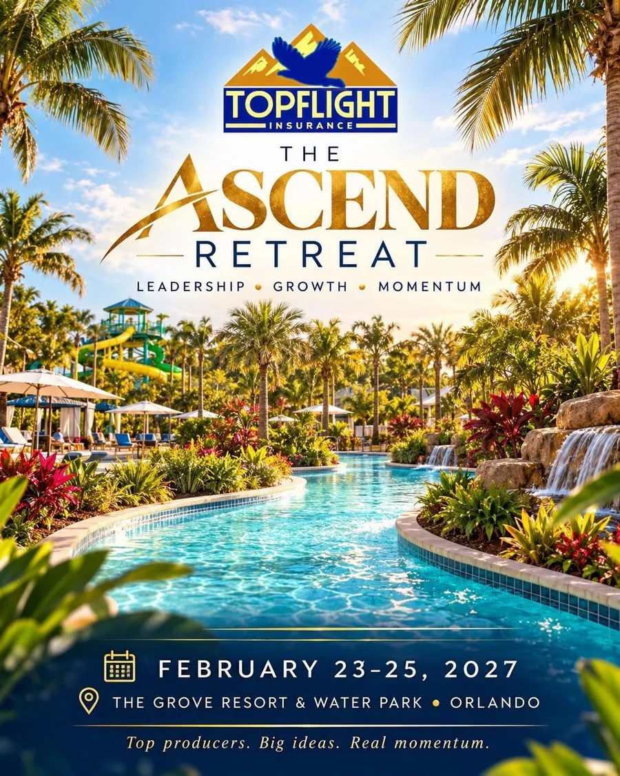 The Ascend Retreat, February 23 to 25, 2027 at The Grove Resort & Water Park, Orlando
